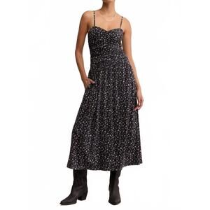 Z Supply | Dresses | New Z Supply Delamer Whipstitch Rib Midi Dress In  Black | Poshmark